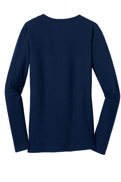 District Juniors The Concert Tee Long Sleeve V-Neck. DT5201 District