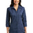 Port Authority Ladies 3/4-Sleeve Micro Tattersall Easy Care Shirt. LW643 Womens Apparel Shirts & Tops