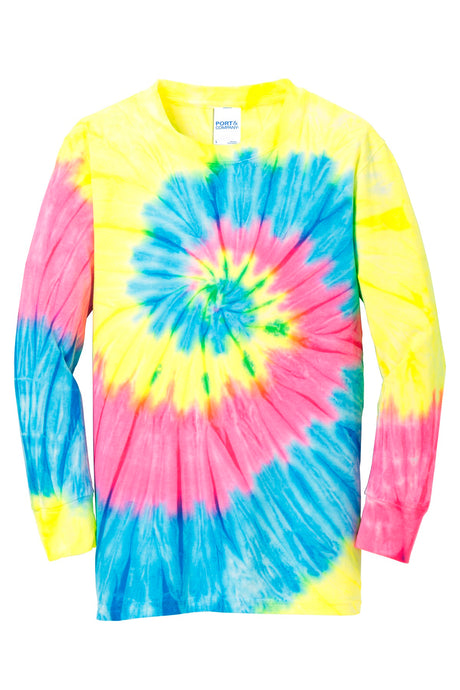 Port & Company - Youth Tie-Dye Long Sleeve Tee PC147YLS Port & Company