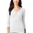 Port Authority Ladies Concept Stretch 3/4-Sleeve Scoop Henley. LM1007 Womens Apparel Shirts & Tops