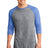 District Young Men's Microburn 3/4-Sleeve Raglan Tee. DT162 District