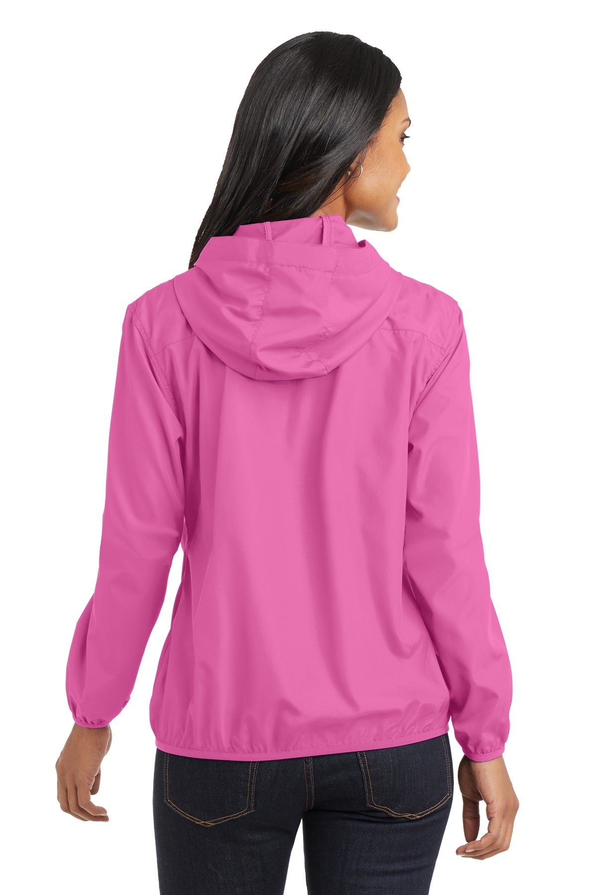 Port Authority Ladies Hooded Essential Jacket. L305