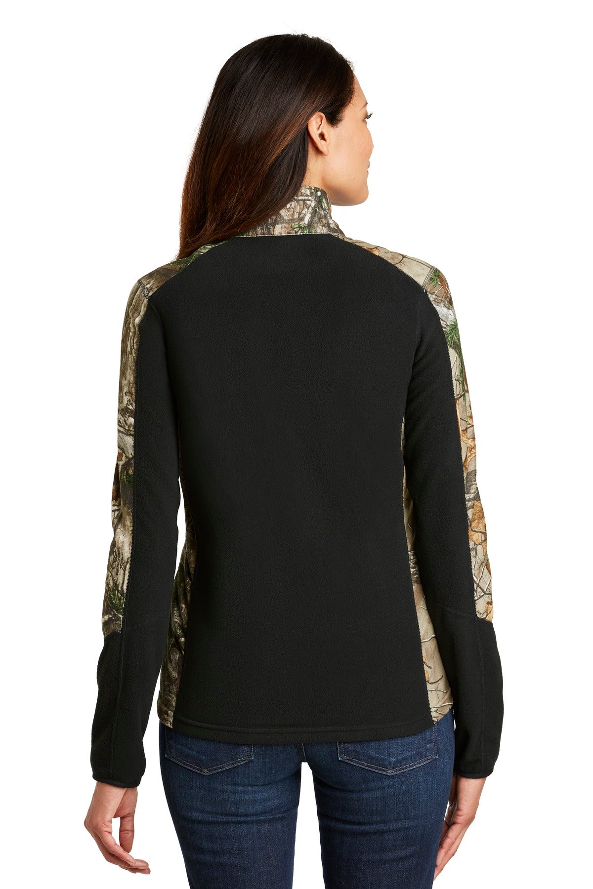 Port Authority Ladies Camouflage Microfleece Full-Zip Jacket. L230C