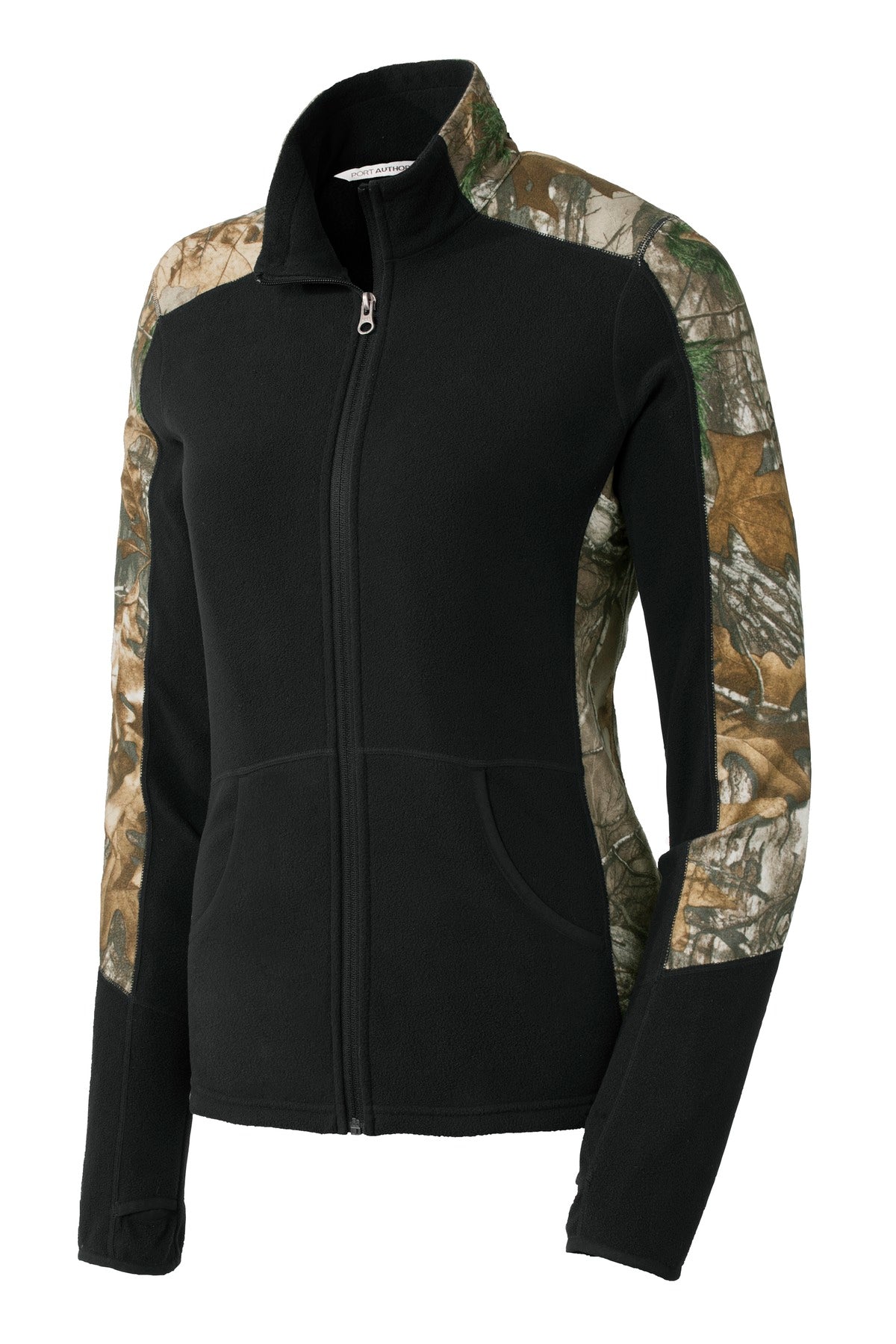 Port Authority Ladies Camouflage Microfleece Full-Zip Jacket. L230C
