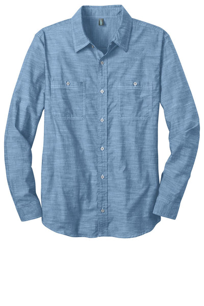 District Men's Made Long Sleeve Washed Woven Shirt