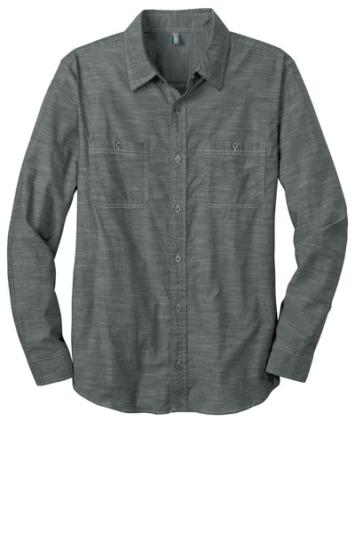 District Men's Made Long Sleeve Washed Woven Shirt