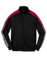 Sport-Tek Youth Dot Sublimation Tricot Track Jacket