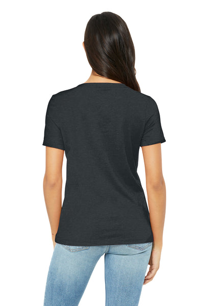 BELLA+CANVAS Women's Relaxed Heather CVC V-Neck Tee BC6405CVC