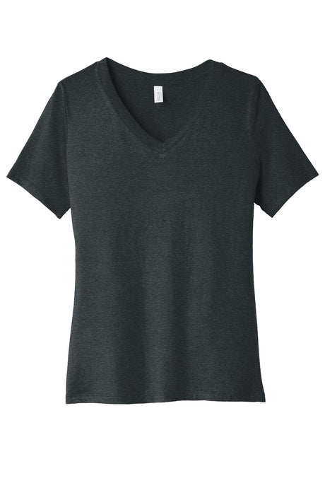 BELLA+CANVAS Women's Relaxed Heather CVC V-Neck Tee BC6405CVC Bella + Canvas