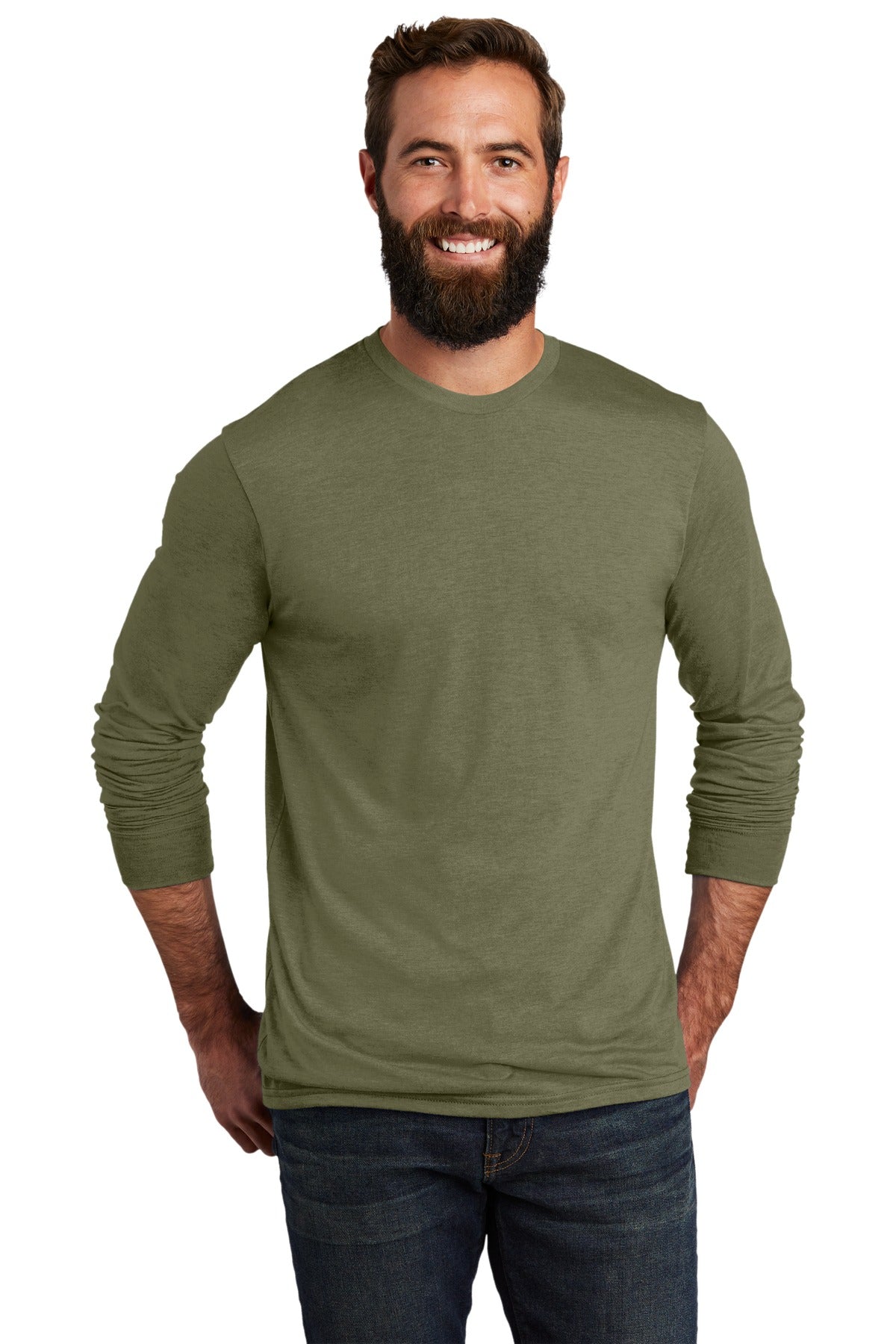 Allmade Men's Tri-Blend Long Sleeve Tee AL6004 Allmade
