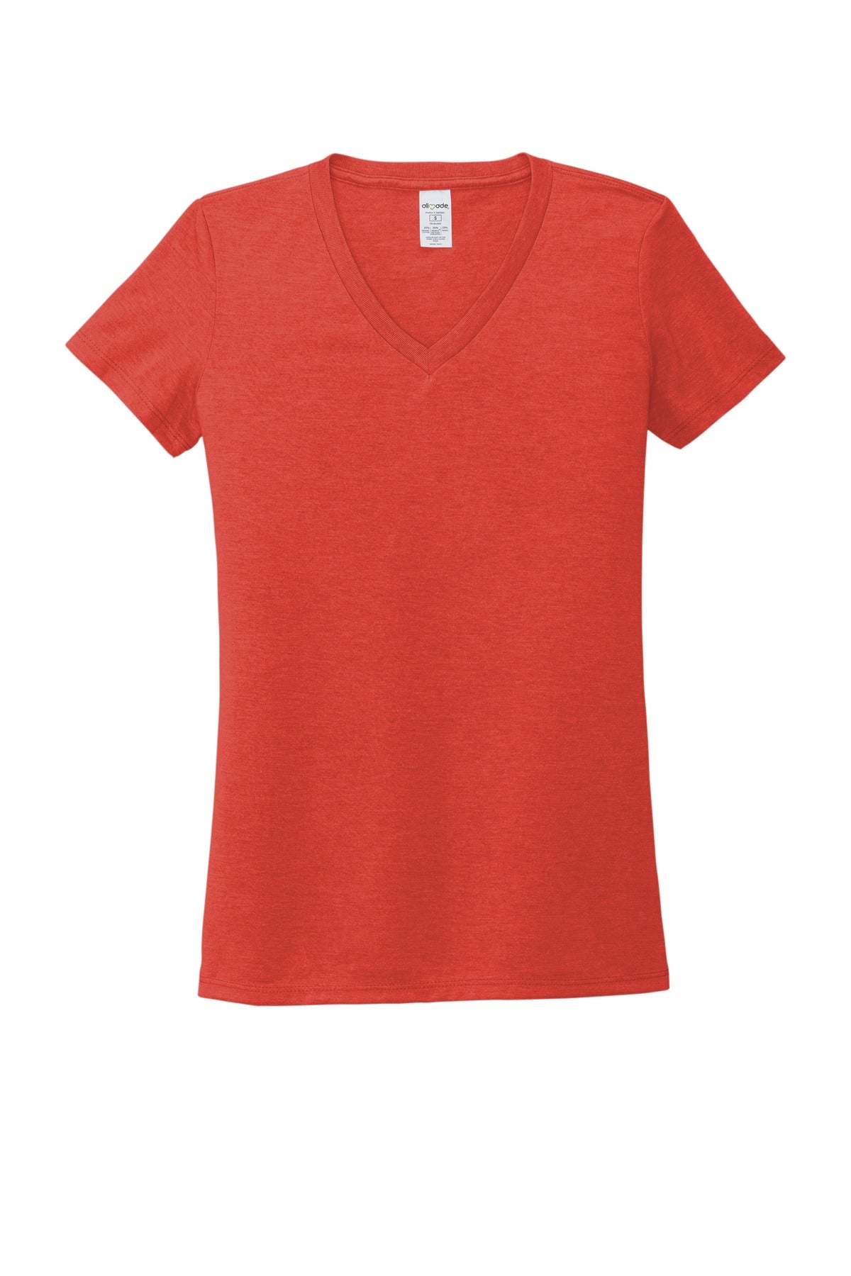 Allmade Women's Tri-Blend V-Neck Tee. AL2018 Allmade