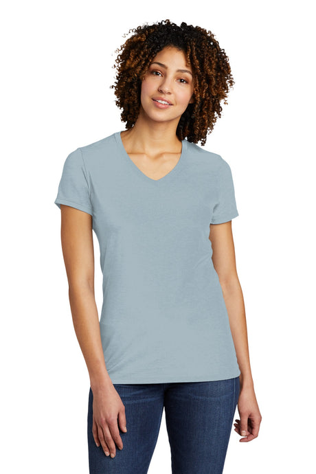 Allmade Women's Tri-Blend V-Neck Tee. AL2018 Allmade