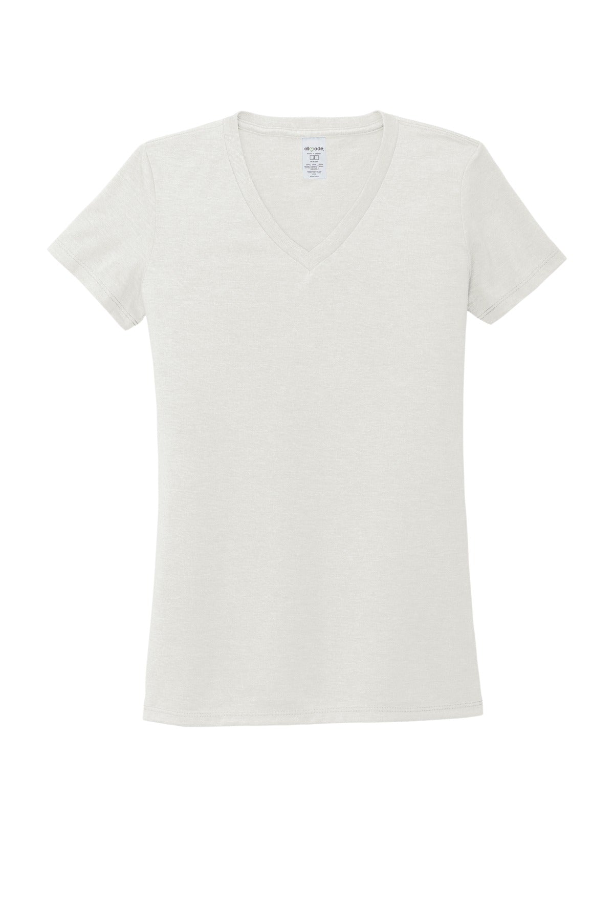Allmade Women's Tri-Blend V-Neck Tee. AL2018 Allmade