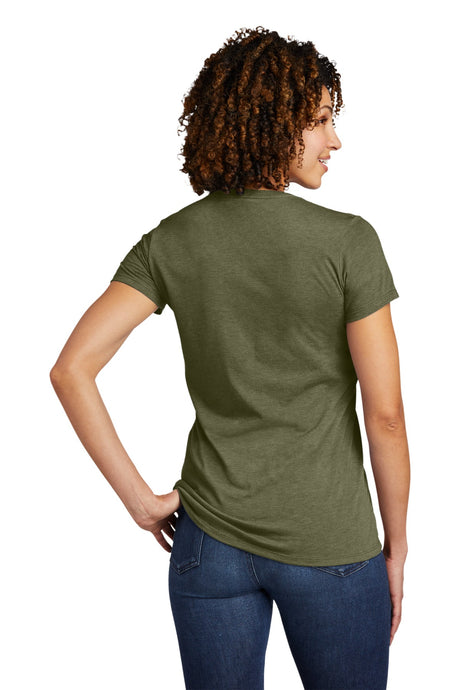 Allmade Women's Tri-Blend V-Neck Tee. AL2018 Allmade