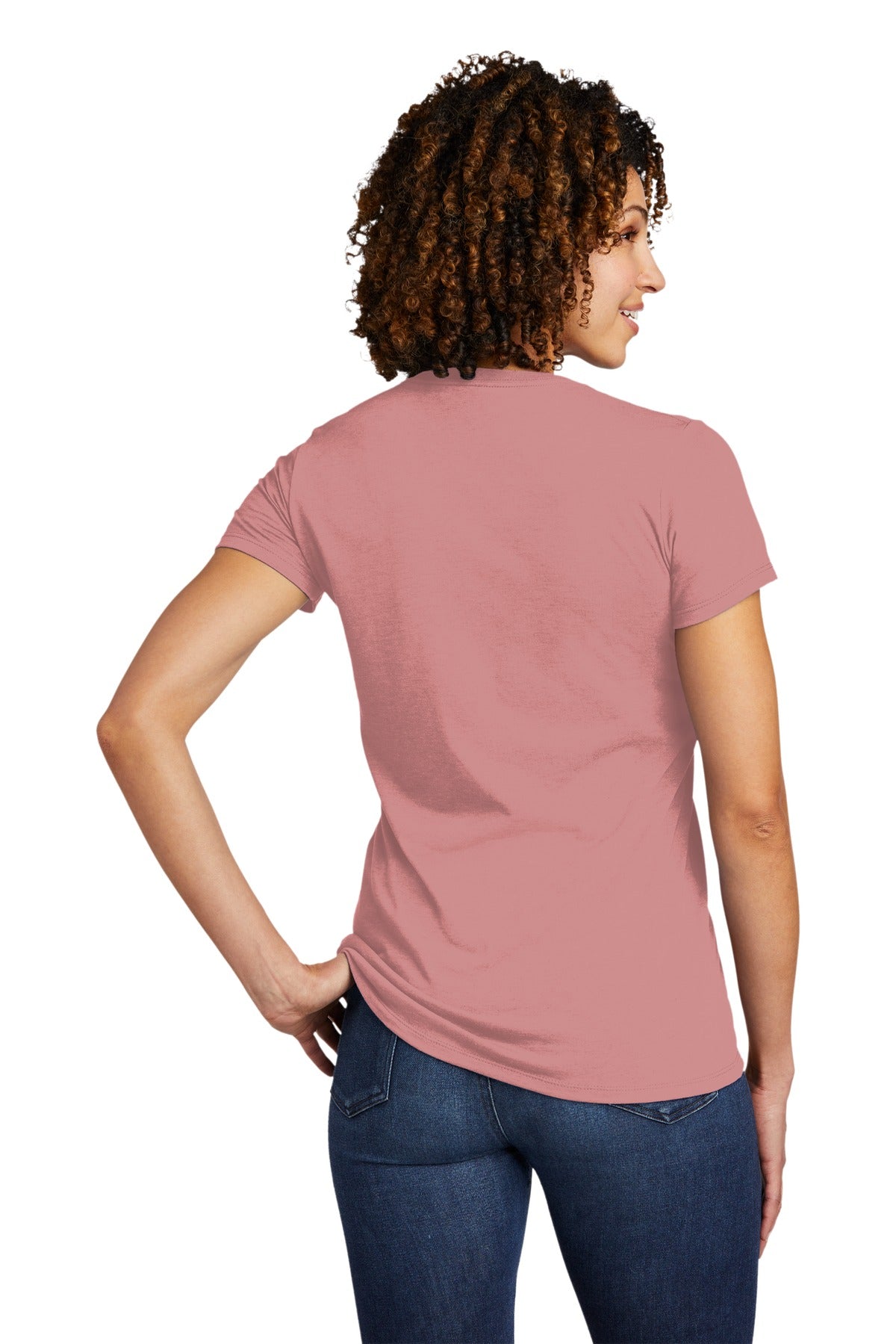Allmade Women's Tri-Blend V-Neck Tee. AL2018 Allmade