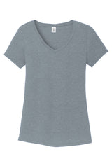 District Women's Perfect Tri V-Neck Tee. DM1350L District
