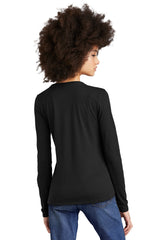 District Women's Perfect Tri Long Sleeve V-Neck Tee DT135 District