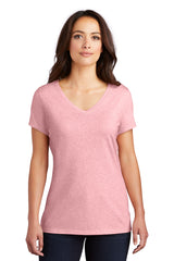 District Women's Perfect Tri V-Neck Tee. DM1350L District