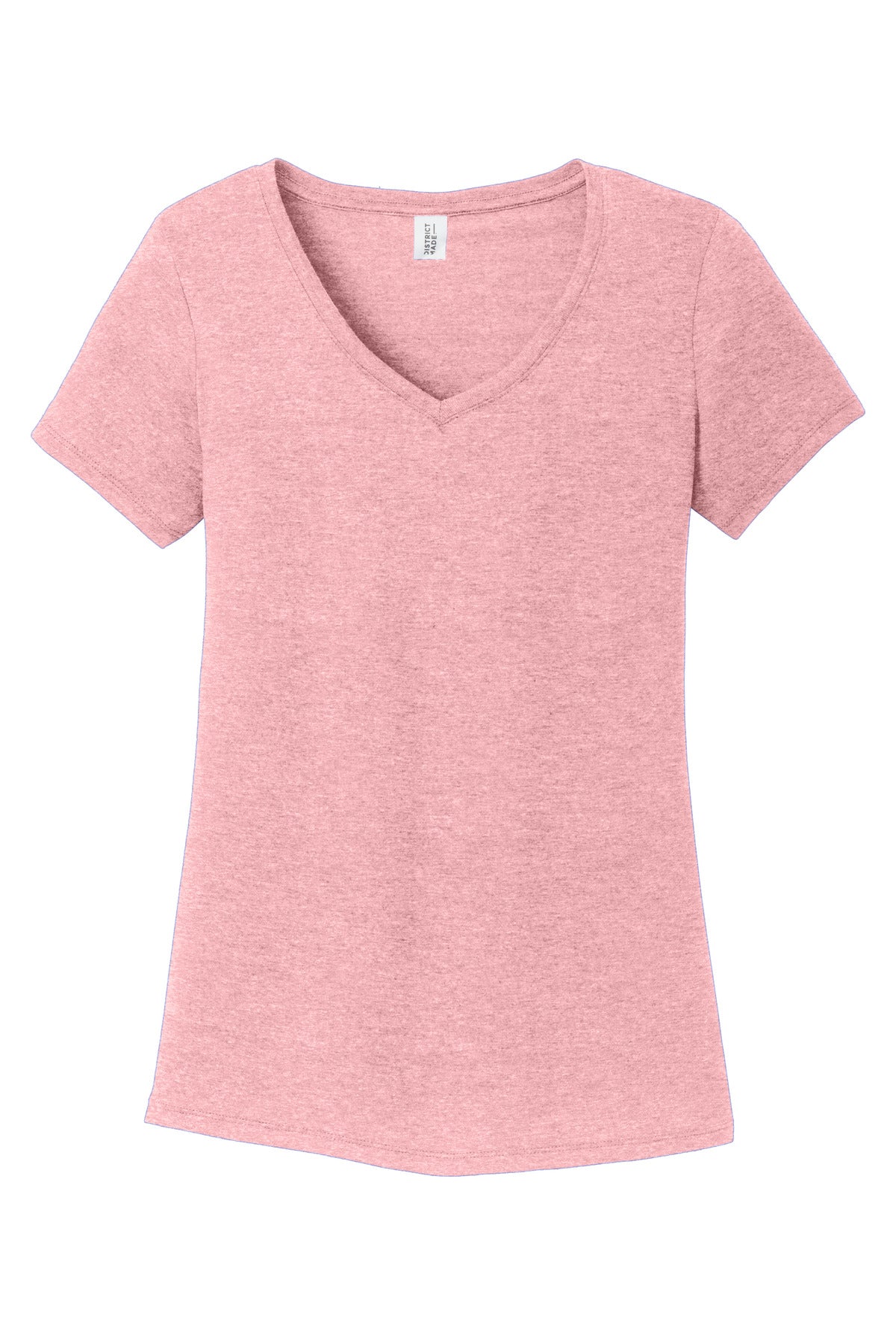 District Women's Perfect Tri V-Neck Tee. DM1350L District