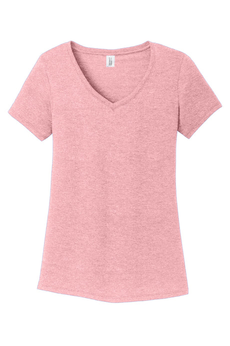 District Women's Perfect Tri V-Neck Tee. DM1350L District