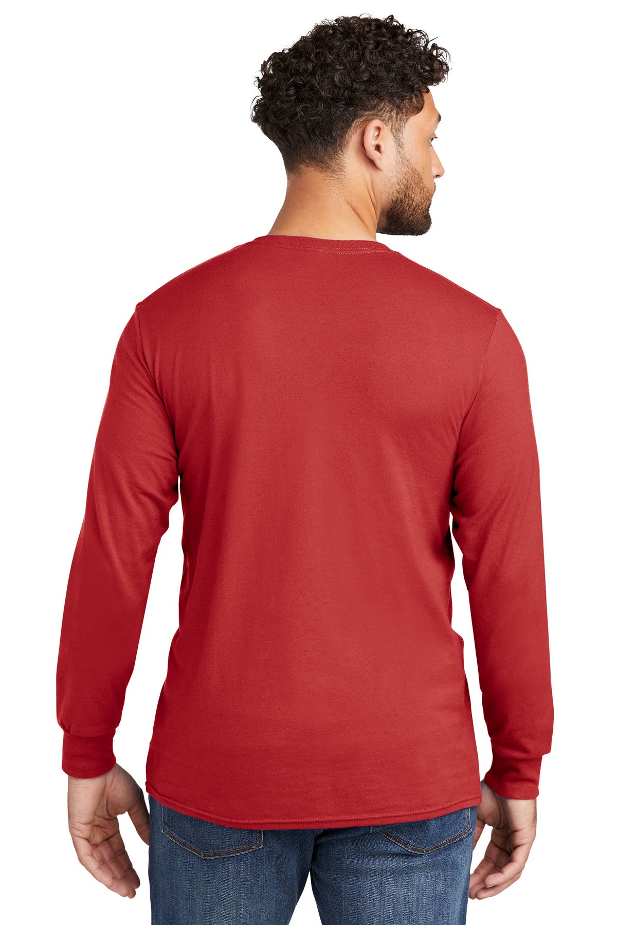 JERZEES Men's Premium Blend Ring Spun Long Sleeve T-Shirt JERZEES