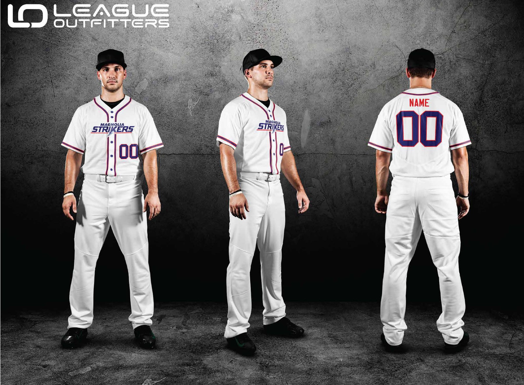 Custom Elite Sublimated & Tackle Twill Full Button Baseball Jerseys –  League Outfitters