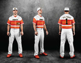Custom Elite Sublimated & Tackle Twill Full Button Baseball Jerseys League Outfitters