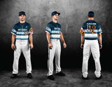 Custom Elite Sublimated & Tackle Twill Full Button Baseball Jerseys League Outfitters