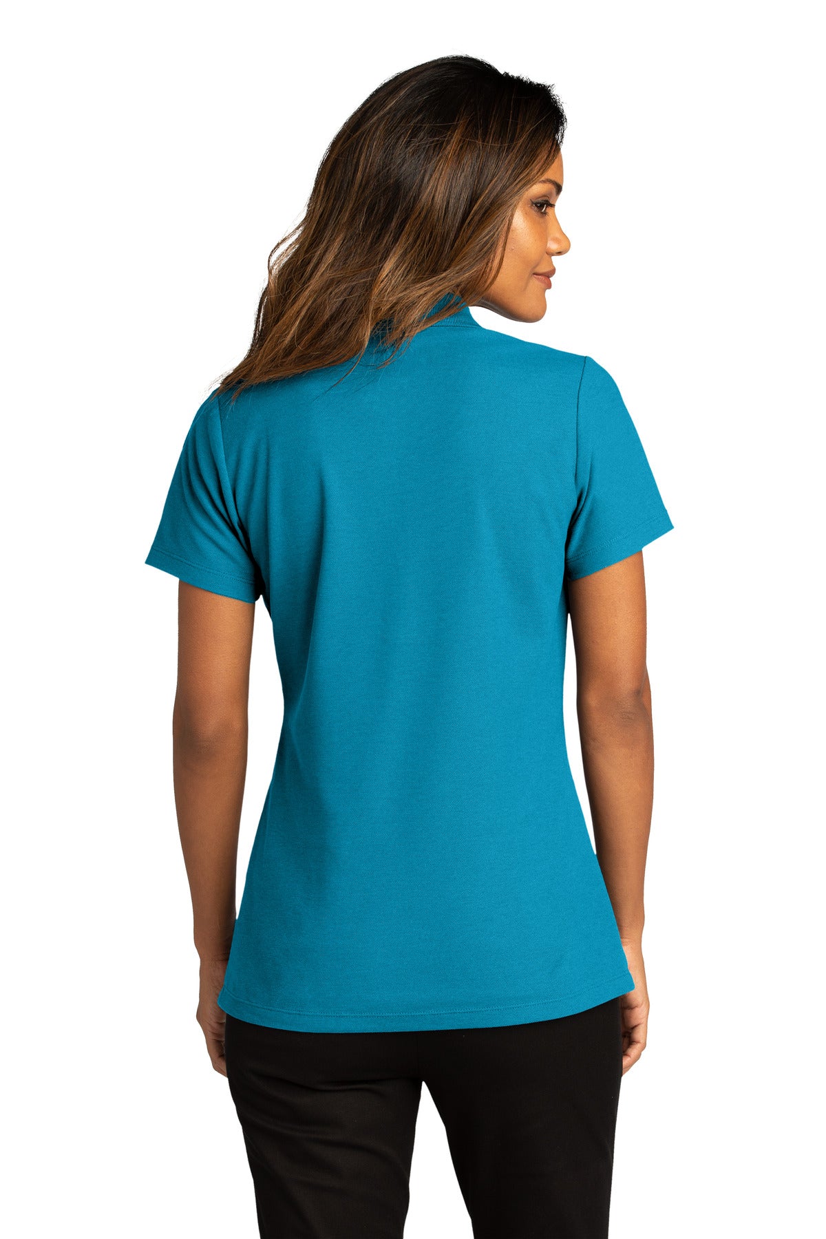 Port Authority  Women's SuperPro React Polo. LK810 1 of 2