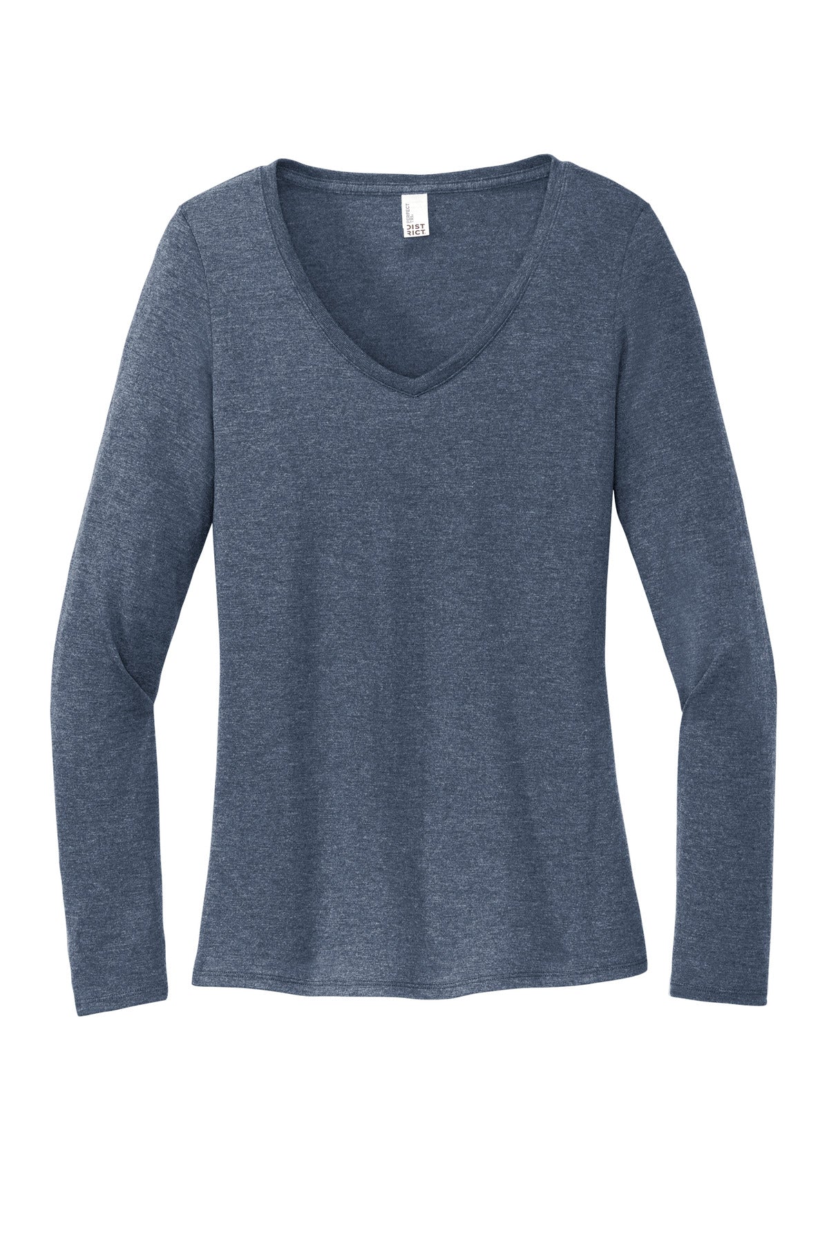 District Women's Perfect Tri Long Sleeve V-Neck Tee DT135 District