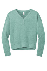 District Women's Perfect Tri Fleece V-Neck Sweatshirt District