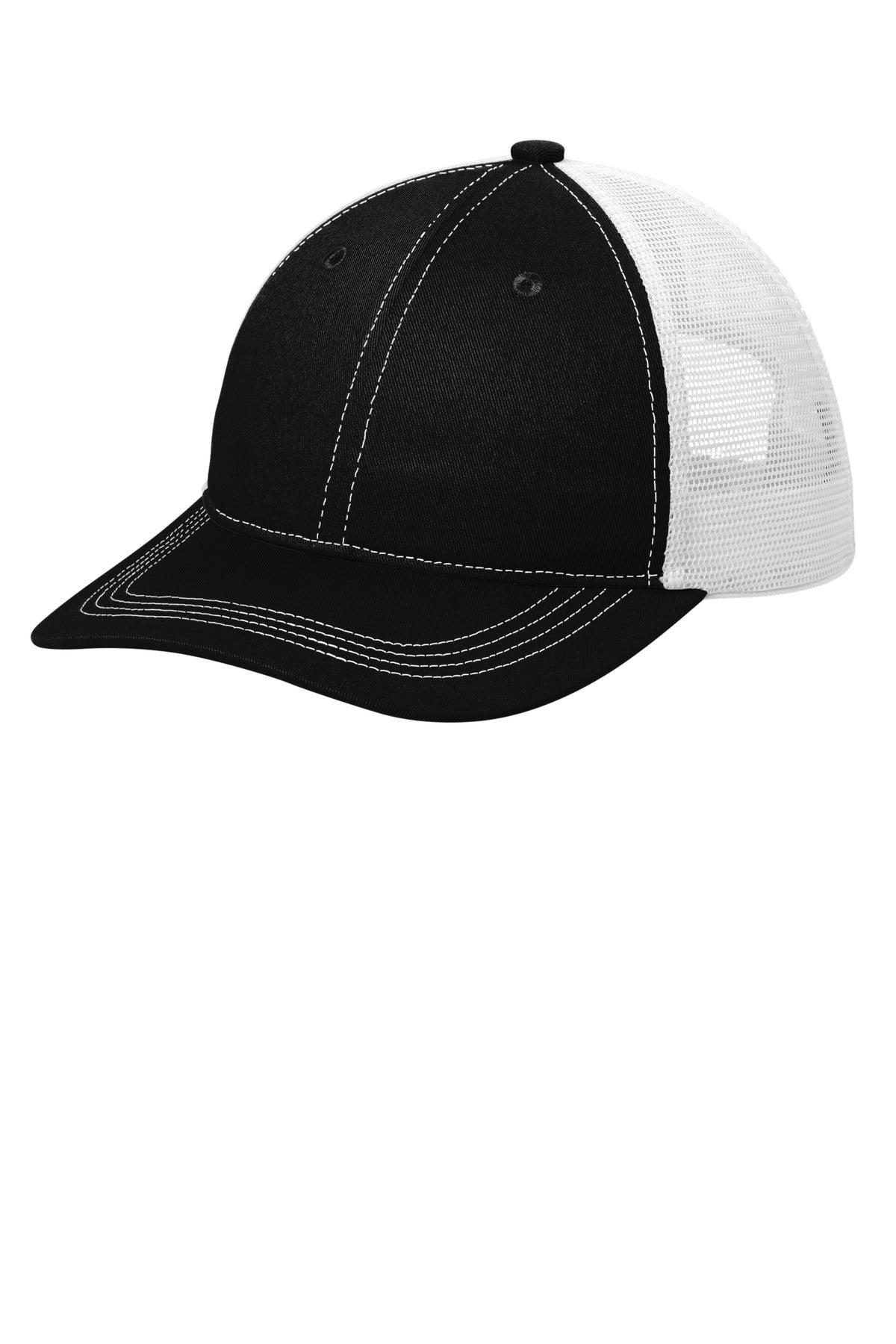 Port Authority Unstructured Snapback Trucker Cap