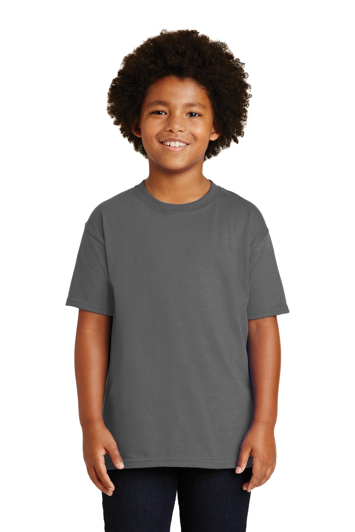 Gildan Youth 100% US Cotton T-Shirt. 2000B 1 of 2 Gildan