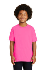 Gildan Youth 100% US Cotton T-Shirt. 2000B 1 of 2 Gildan