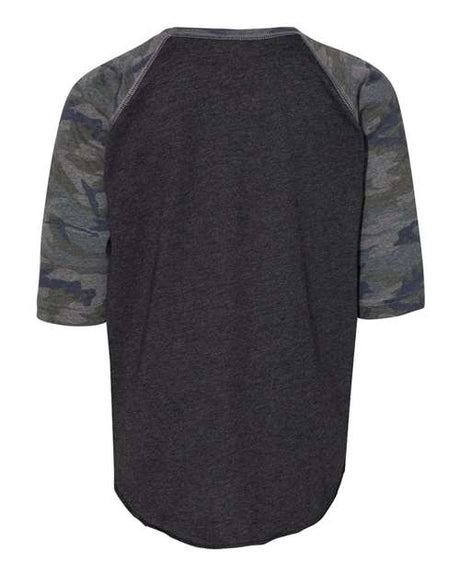 LAT Youth Baseball Fine Jersey Three-Quarter Sleeve Tee LAT