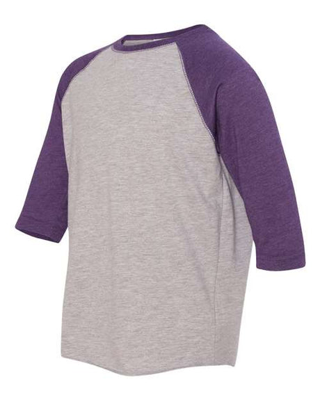 LAT Youth Baseball Fine Jersey Three-Quarter Sleeve Tee LAT