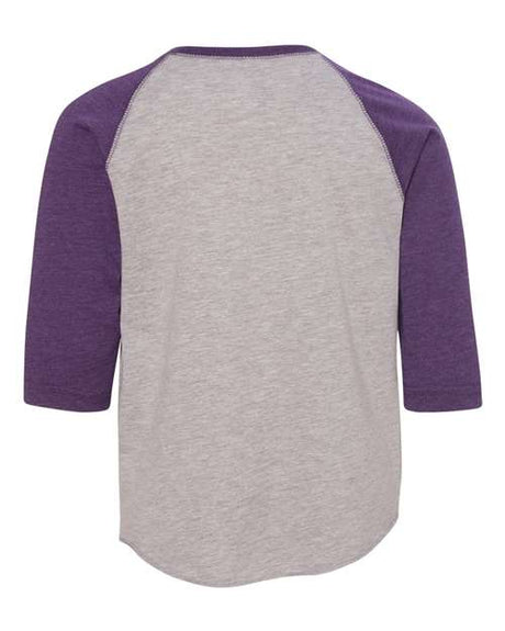 LAT Youth Baseball Fine Jersey Three-Quarter Sleeve Tee LAT
