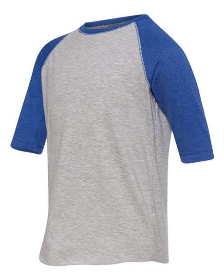 LAT Youth Baseball Fine Jersey Three-Quarter Sleeve Tee LAT