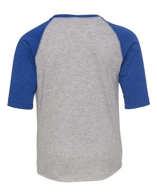 LAT Youth Baseball Fine Jersey Three-Quarter Sleeve Tee