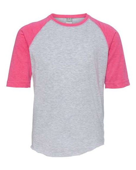 LAT Youth Baseball Fine Jersey Three-Quarter Sleeve Tee LAT