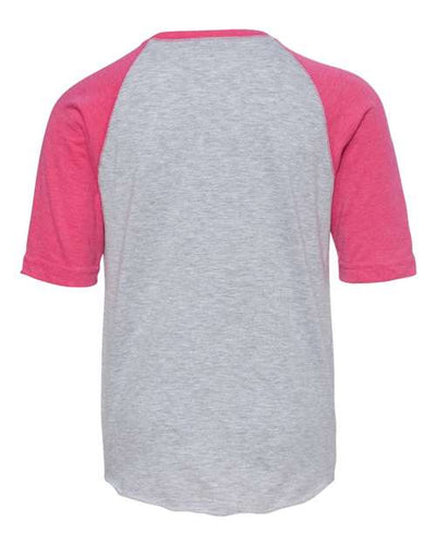 LAT Youth Baseball Fine Jersey Three-Quarter Sleeve Tee