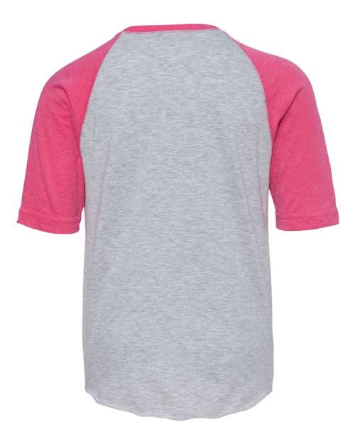 LAT Youth Baseball Fine Jersey Three-Quarter Sleeve Tee