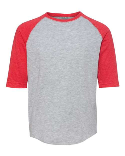 LAT Youth Baseball Fine Jersey Three-Quarter Sleeve Tee
