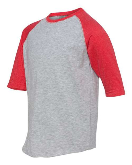 LAT Youth Baseball Fine Jersey Three-Quarter Sleeve Tee LAT