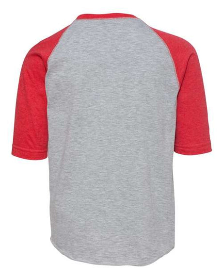 LAT Youth Baseball Fine Jersey Three-Quarter Sleeve Tee LAT