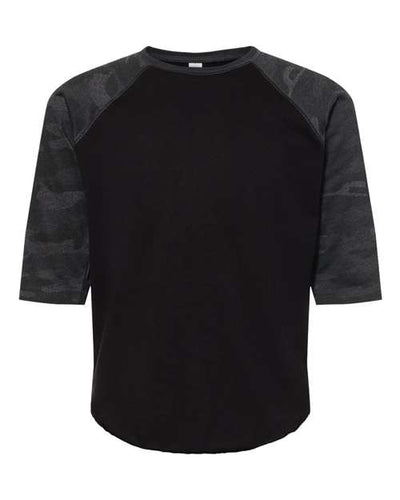 LAT Youth Baseball Fine Jersey Three-Quarter Sleeve Tee