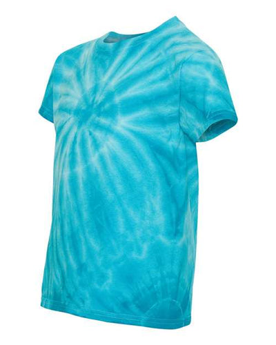 Dyenomite Youth Cyclone Vat-Dyed Pinwheel Short Sleeve T-Shirt