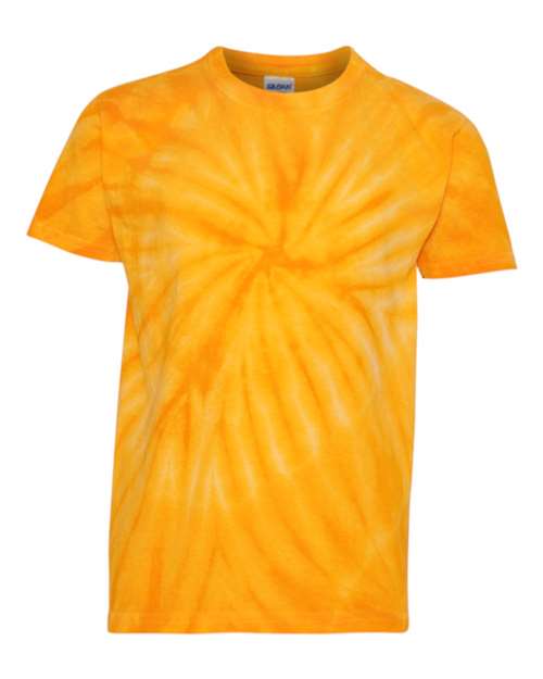 Dyenomite Youth Cyclone Vat-Dyed Pinwheel Short Sleeve T-Shirt