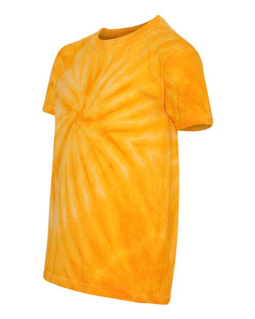 Dyenomite Youth Cyclone Vat-Dyed Pinwheel Short Sleeve T-Shirt