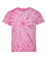 Dyenomite Youth Cyclone Vat-Dyed Pinwheel Short Sleeve T-Shirt Dyenomite
